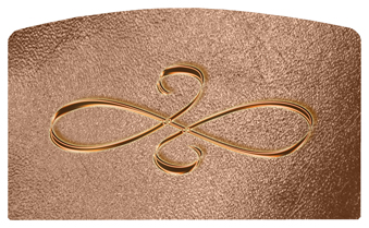 DACRO-601-CP-SH-BZ Copper Scroll Shimmer Bronze